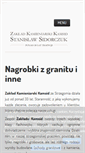 Mobile Screenshot of nagrobki-kamieniarstwo.com